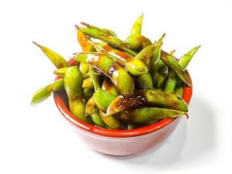 Teriyaki Soslu Edamame / Teriyaki Sauce Edamame görseli