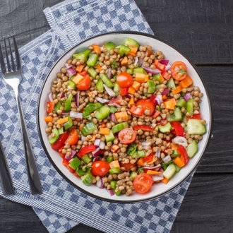 Yeşil Mercimek Salatası görseli