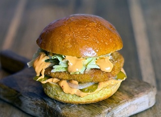 Schnitzel Burger görseli