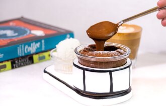 Çikolatalı Karamelli Sufle görseli