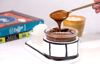 Çikolatalı Hindistan Cevizli Sufle görseli