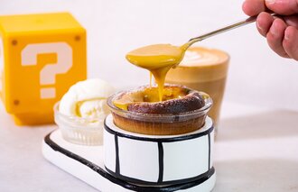 Beyaz Çikolatalı Tahinli Sufle görseli