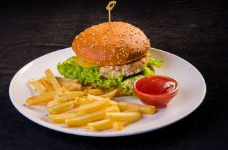 Chicken Cheeseburger (160 gr.) görseli