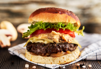 Magic Mushroom Burger (180 gr.) görseli