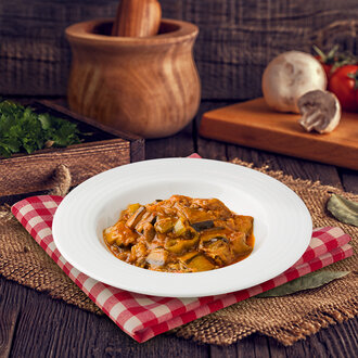 Patlıcan Musakka & Pirinç Pilavı görseli