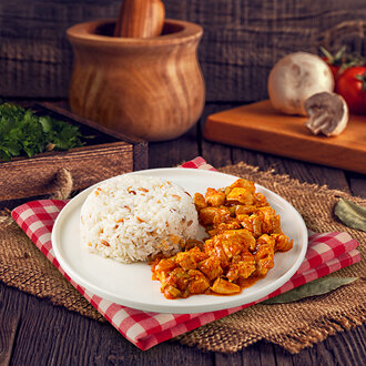 Tavuk Sote & Şehriyeli Pilav görseli