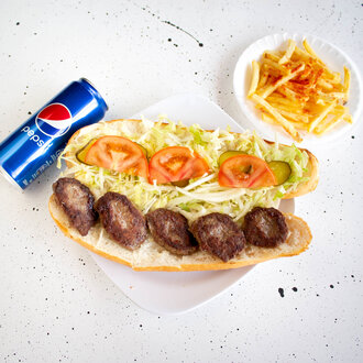 Izgara Köfte Sandviç Menü görseli