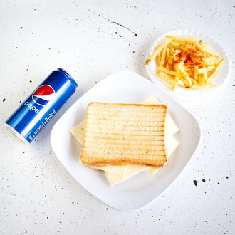 Sandviç Ekmeğine Kaşarlı Tost Menü görseli