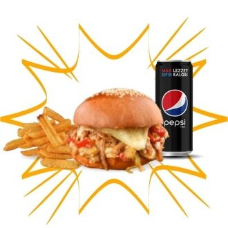 Efsane Vejetaryen Burger Menü görseli