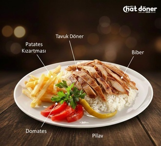 Pilav Üstü Tavuk Döner görseli