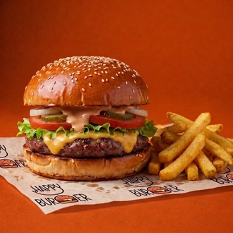 Happy Cheeseburger görseli