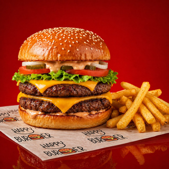 Double Happy Cheeseburger görseli