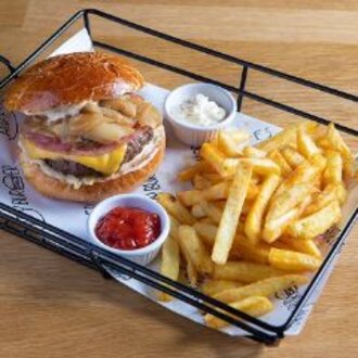 Happy BBQ Burger görseli