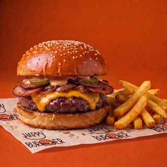 Happy Bacon Burger görseli