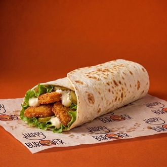Happy Vegan Schnitzel Wrap görseli