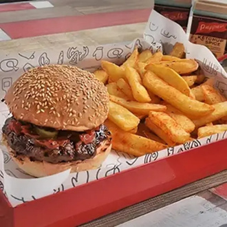 Garlic Mushroom Burger görseli