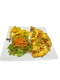 Sebzeli Omlet görseli
