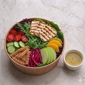 Hellimli Akdeniz Salata görseli
