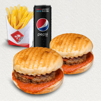 2'li Islak Hamburger Menü görseli