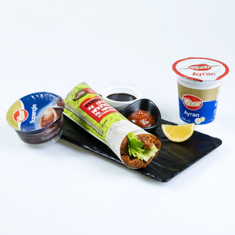 Mega Çiğ Köfte Dürüm & Tatlı Menü görseli