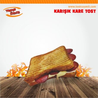 Karışık Kare Tost Menü görseli