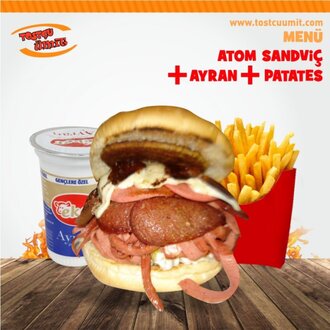 Özel Atom Sandviç Menü görseli