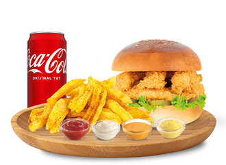 Tavuk Burger Menü görseli