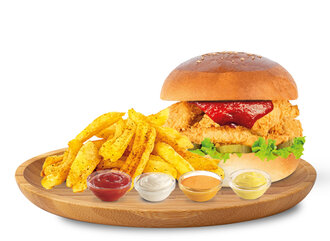 Burning Chicken Burger görseli