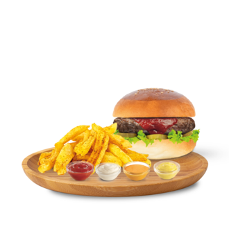 Bbq Soslu Et Burger görseli