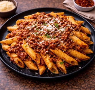 Bolonez Soslu Penne Makarna görseli