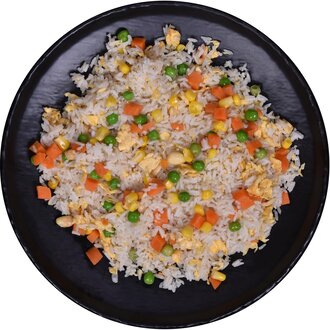 Sebzeli Yumurtalı Pilav / Egg Fried Rice with Vegetables görseli