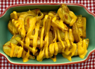 Cheddar Soslu Elma Dilim Patates (300 gr.) görseli