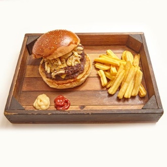Süper Burger Menü görseli