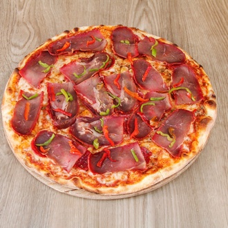 Al Pastrami Pizza Pizza (33 cm.) görseli
