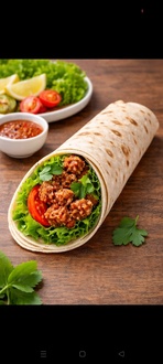 Çift Lavaş Mega Çiğköfte Dürüm (250 Gr) görseli