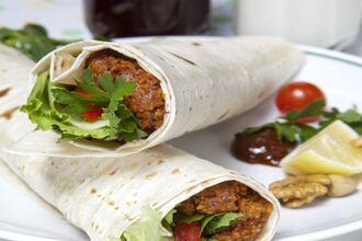 2'Li Omer Usta Ciğ Kofte Dürüm 2 Adet Ayran İle görseli