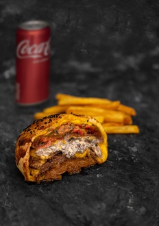 Calzone Mexico Burger Menü görseli