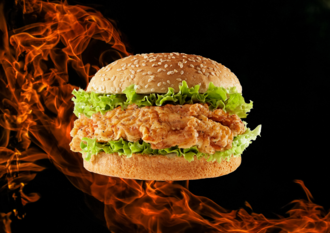 Çıtır Tavuk Burger görseli