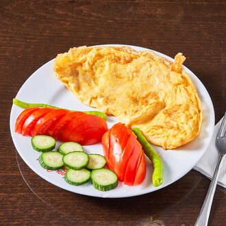 Kaşarlı Omlet görseli
