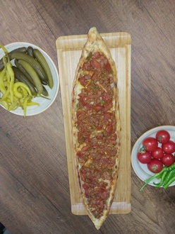 Balıkesir Kuşbaşılı Pide (Açık) Menü görseli