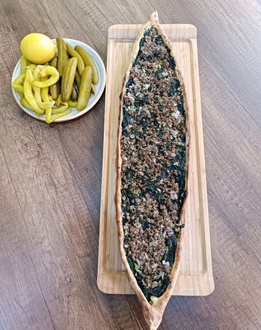 Kıymalı Ispanaklı Pide (Açık) görseli