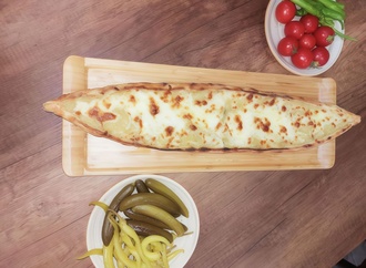 Köz Patlıcanlı Kaşarlı Pide (Açık) görseli