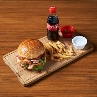 Sostime Tavuk Döner Burger Menü görseli