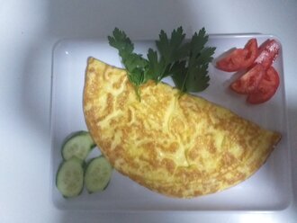 Beyaz Peynirli Omlet görseli