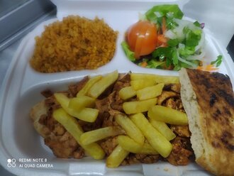 Tabakta Tavuk Döner görseli