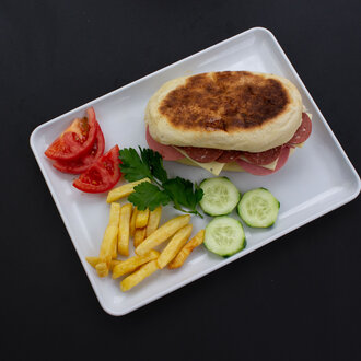 Karışık Bazlama Tost görseli