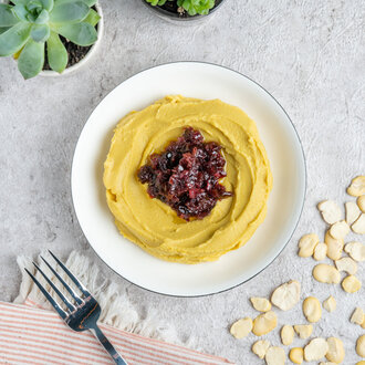 Zerdeçallı Yaban Mersinli Fava görseli