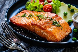 Noveç Somon Izgara (1 kg.) (Pişirilmiş) görseli