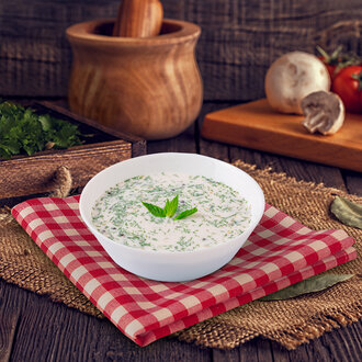 Soğuk Ayran Aşı Çorbası görseli