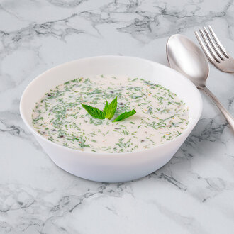 Soğuk Ayran Aşı Çorbası görseli